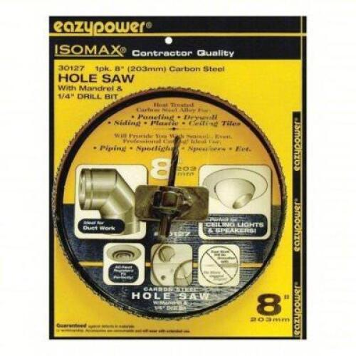 DESCRIPTION: (1) ALLOY HOLE SAW BRAND/MODEL: EAZYPOWER #66AV73 SIZE: 8" RETAIL$: $60.25 EA QTY: 1
