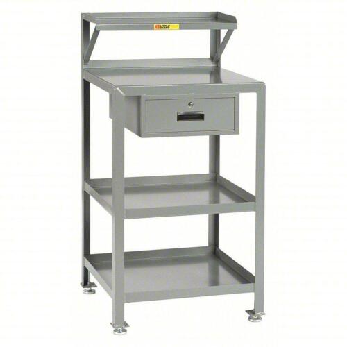DESCRIPTION: (1) SHOP DESK BRAND/MODEL: LITTLE GIANT/34AV07 INFORMATION: 1 DRAWER, 2 SHELVES RETAIL$: $993.24 SIZE: 36 in x 24 in x 49 in QTY: 1