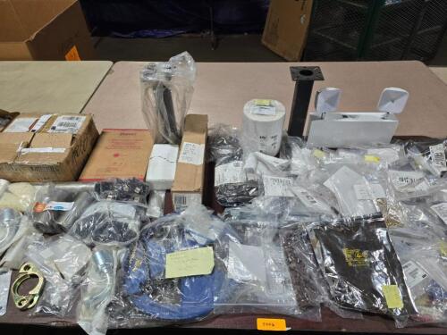 DESCRIPTION: (1) TABLE OF MISC ITEMS QTY: 1