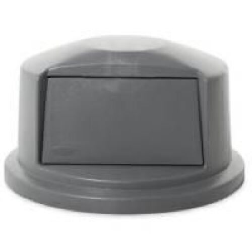 DESCRIPTION: (1) TRASH CAN DOME LID BRAND/MODEL: RUBBERMAID #2657-88 INFORMATION: GREY SIZE: 55 GALLON RETAIL$: $160.00 EA QTY: 1