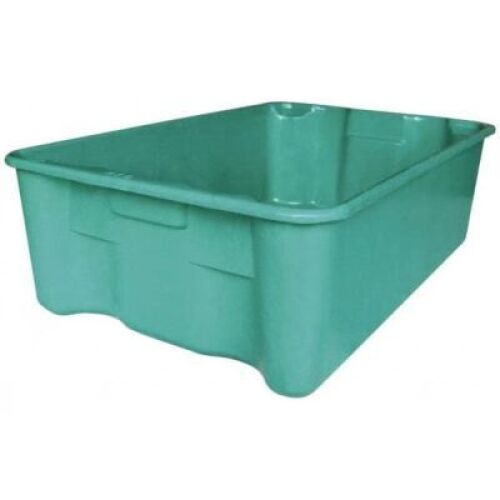 DESCRIPTION: (4) PLASTIC BINSINFORMATION: GREENSIZE: APPROX 18" X 10 3/4" X 5"QTY: 4