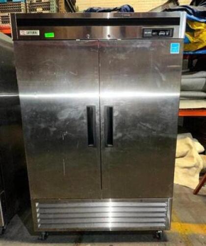DOUBLE DOOR STAINLESS REFRIDGERATOR