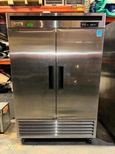 DOUBLE DOOR STAINLESS FREEZER