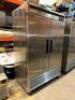 DOUBLE DOOR STAINLESS FREEZER - 8