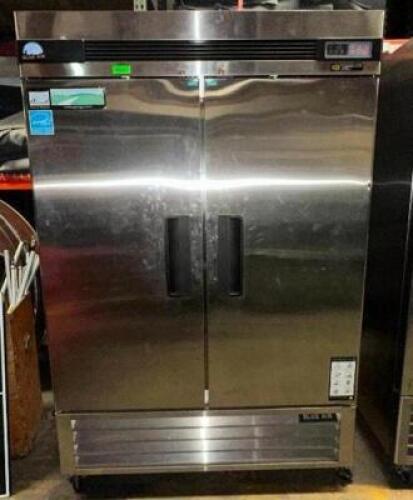 DOUBLE DOOR STAINLESS REFRIDGERATOR