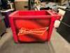 BUDWEISER ROLLING INSULATED BEVERAGE COOLER - 9