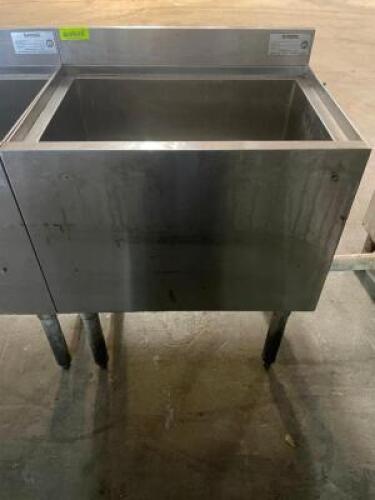 DESCRIPTION: KROWNE UNDER BAR ICE KEEPER - NO LID BRAND / MODEL: KROWNE SIZE: 21" LOCATION: BAY 6 QTY: 1