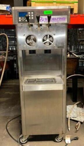 TWO HEAD SOFT SERVE/ FROZEN YOGURT MACHINE