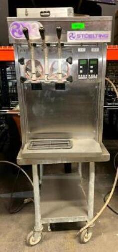 TWO HEAD SOFT SERVE/ FROZEN YOGURT MACHINE