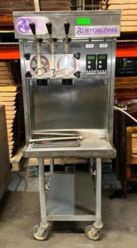 TWO HEAD SOFT SERVE/ FROZEN YOGURT MACHINE