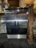 DOUBLE DOOR STAINLESS FREEZER - 7