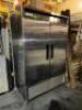DOUBLE DOOR STAINLESS FREEZER - 10