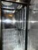 DOUBLE DOOR STAINLESS FREEZER - 12