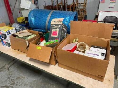 LARGE GROUP OF ASSORTED HOME DECOR AND SMALL APPLIANCES