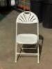 (100) - DESIGNER CONTOUR FAN BACK PLASTIC FOLDING CHAIRS - 19