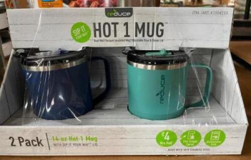(2) - PC. 14 OZ. HOT MUG SET