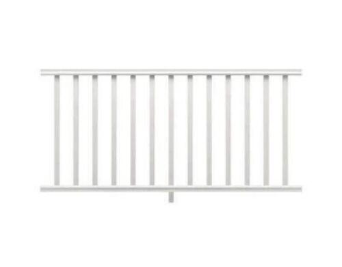(2) - ARMORGUARD REGENCY 70 IN. WHITE COMPOSITE RAIL KITS