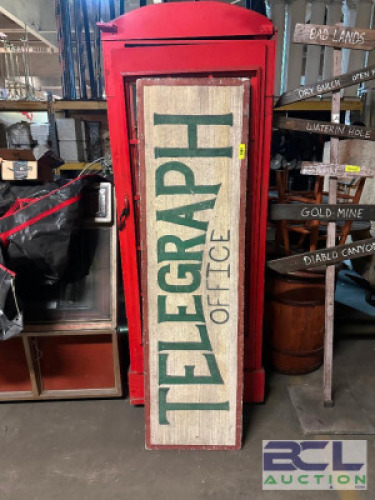 TELEGRAPH OFFICE SIGN