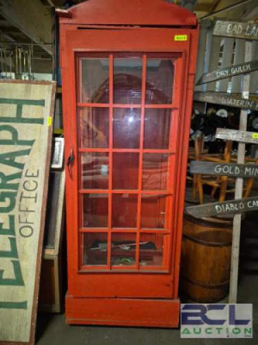TELEPHONE BOOTH MONEY GRABBER COMPARTMENT