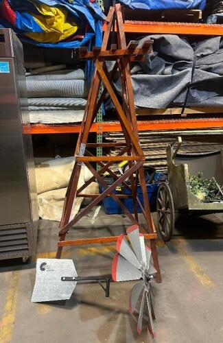 RECREATIONAL WOOD WINDMILL