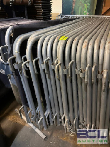(10) - PORTABLE BARRICADES WITHOUT COVERS