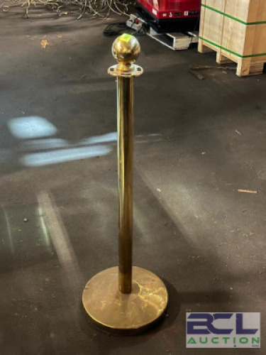 (5) - BRASS STANCHIONS