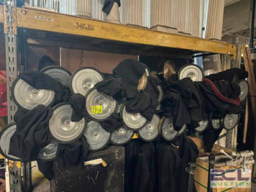 (5) - ASSORTED BRASS STANCHIONS