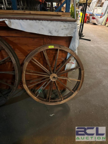 (2) - WAGON WHEELS