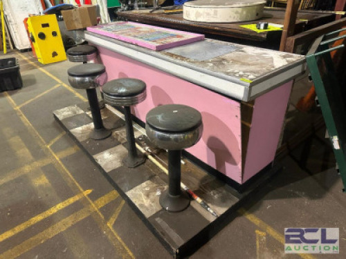 SODA SHOPE DINNER ROLLING BAR