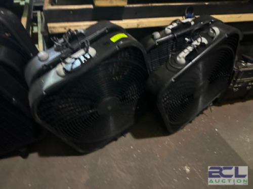 (4) - MOUNTED BOX FANS