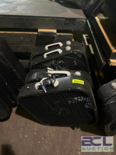 (4) - MOUNTED BOX FANS