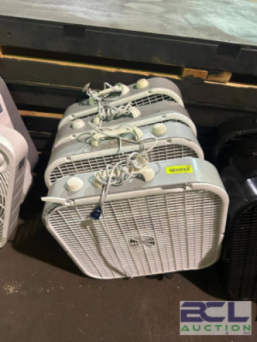 (4) - MOUNTED BOX FANS