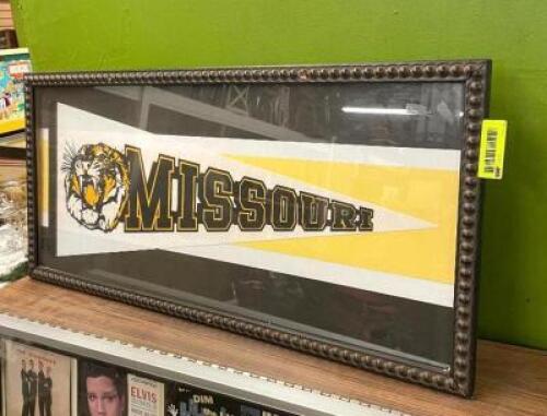 34" X 16" MIZZOU FRAMED PICTURE
