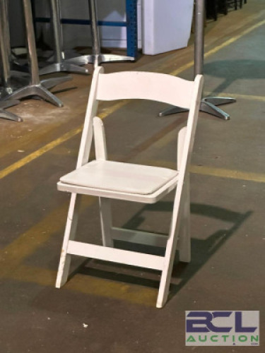 (25) - FESTIVAL PADDED WOOD FOLDING CHAIRS