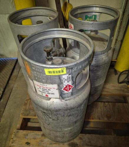 (3) - PROPANE TANKS
