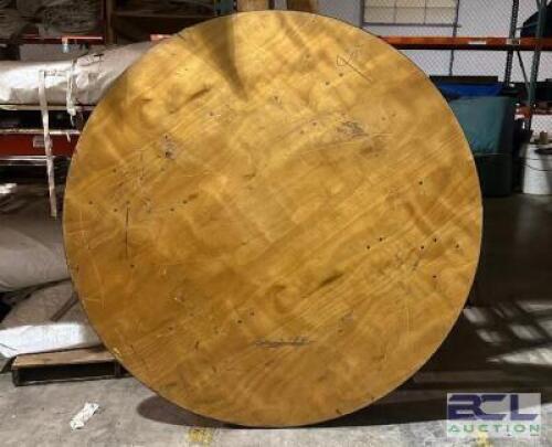 HEAVY DUTY ROUND FOLDING TABLE