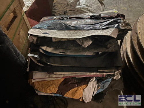 PALLET OF REUSEABLE BILLBOARD VINYL