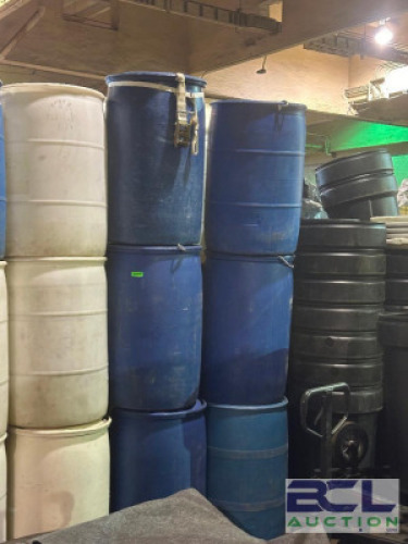 (6) - STANDARD WATER ANCHOR BARRELS (ENCLOSED) / 55 GALLON