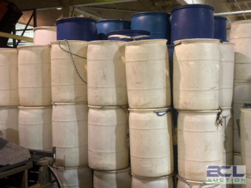 (3) - STANDARD WATER ANCHOR BARRELS (ENCLOSED) / 35 GALLON