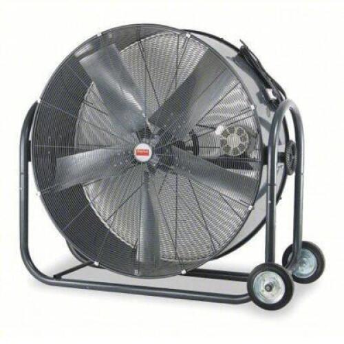 DESCRIPTION: (1) STANDARD DUTY INDUSTRIAL FAN BRAND/MODEL: DAYTON #1YNW7 INFORMATION: 2 SPEEDS, 9,000/14,000 CFM, 120V AC SIZE: 36" BLADE RETAIL$: $77