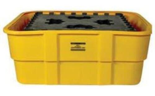 DESCRIPTION: (1) CONTAINMENT UNIT BRAND/MODEL: EAGLE #1683 INFORMATION: YELLOW SIZE: 67" x 67" x 26" RETAIL$: $2088.38 EA QTY: 1