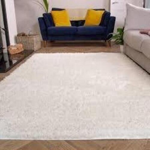 DESCRIPTION: (1) AREA RUG INFORMATION: WHITE / IVORY, SEE INSPECTION SIZE: LARGE RETAIL$: $275.00 EA QTY: 1