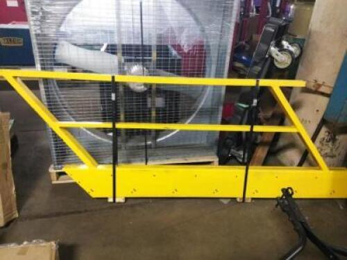DESCRIPTION: (1) SAFETY HANDRAILS FOR STAIRS / LADDER INFORMATION: YELLOW, STEEL RETAIL$: $750.00 EA QTY: 1