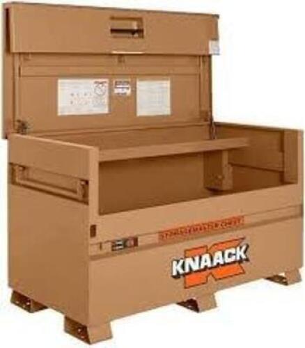 DESCRIPTION: (1) PIANO STYLE STORAGE JOB LOCK BOX BRAND/MODEL: KNAACK #69 INFORMATION: BROWN SIZE: 34" X 60" X 30 RETAIL$: $1389.00 EA QTY: 1