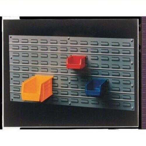 DESCRIPTION: (1) LOUVERED PANEL BRAND/MODEL: QUANTUM STORAGE #QLP-3619 INFORMATION: 0 BINS INCLUDED, 1 SIDE SIZE: 20" X 36" X 1/4" RETAIL$: $119.51 EA