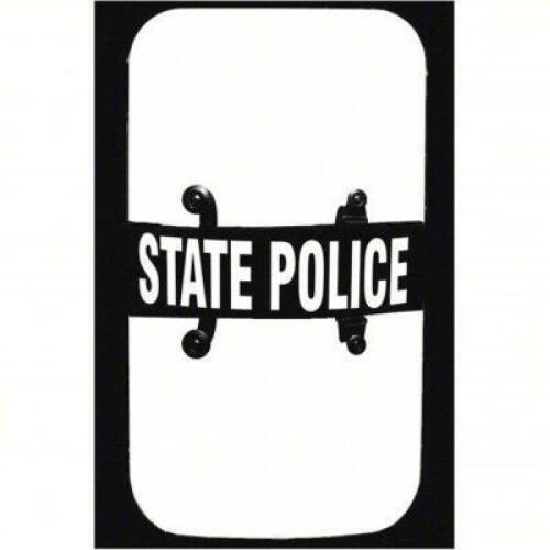 DESCRIPTION: (2) BODY SHIELDS BRAND/MODEL: PAULSON INFORMATION: CLEAR - "STATE POLICE" RETAIL$: $336.90 EA QTY: 2