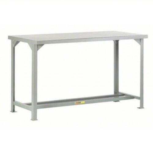 DESCRIPTION: (1) WORKBENCH BRAND/MODEL: LITTLE GIANT #21E678 INFORMATION: STEEL, GRAY, NO ADDITIONAL COMPONENTS SIZE: 72" X 36" RETAIL$: $740.74 EA QT