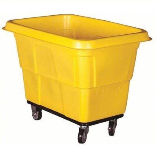 DESCRIPTION: (1) GENERAL PURPOSE CUBE TRUCK BRAND/MODEL: TOUGH GUY #36FL39 INFORMATION: YELLOW, 27 CU FT, 800 LB CAPACITY SIZE: 60-1/2" L X 36" W X 43