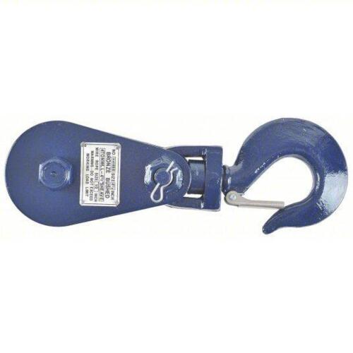 DESCRIPTION: (1) PULLEY BLOCK BRAND/MODEL: B/A PRODUCTS #3KXE8 INFORMATION: BLUE, SWIVEL, 8000 LB WORKING LIMIT, WIRE ROPE RETAIL$: $114.26 EA QTY: 1
