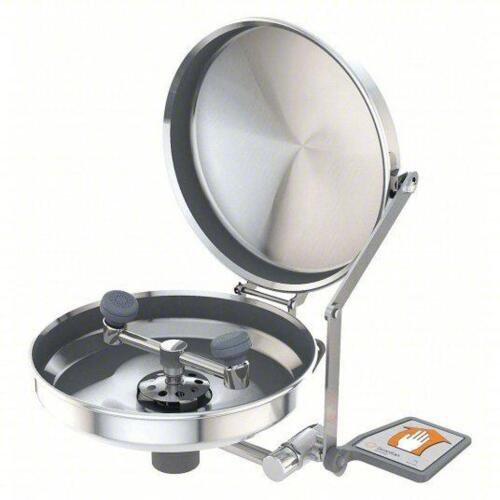 DESCRIPTION: (1) PLUMBED EYEWASH STATION BRAND/MODEL: GUARDIAN EQUIPMENT #2LVH7 INFORMATION: WALL MOUNT, STAINLESS STEEL BOWL RETAIL$: $699.31 EA QTY: